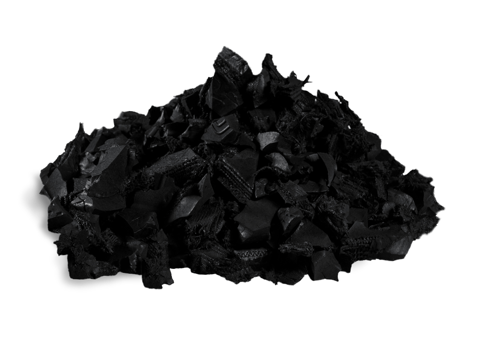 Black Rubber Mulch 20Lb