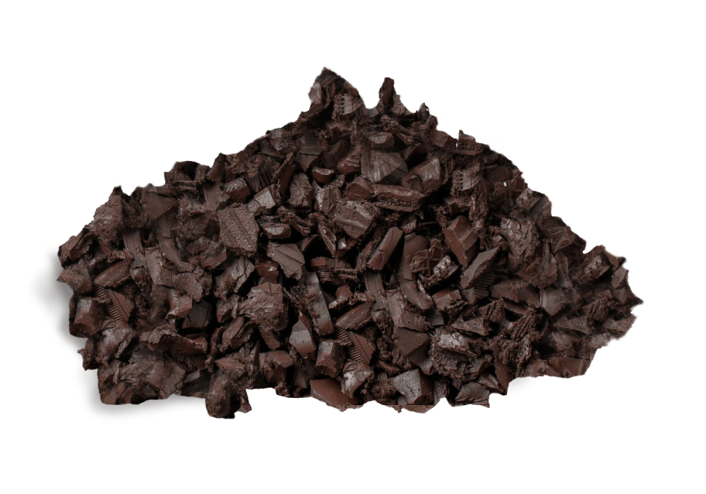 Brown Rubber Mulch 20Lb