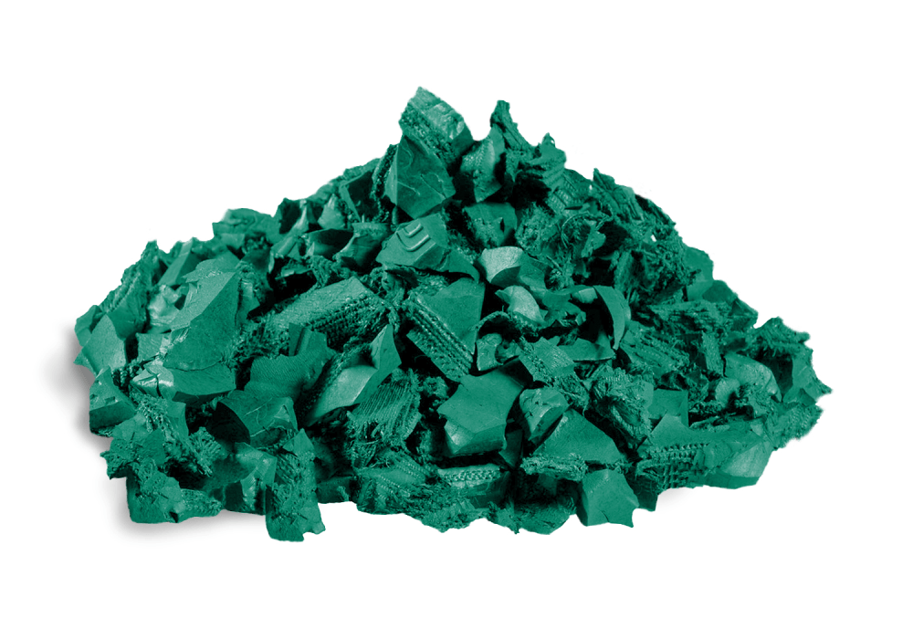 Green Rubber Mulch 20Lb