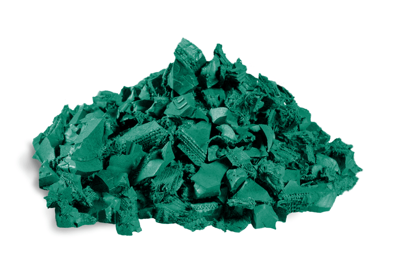 Green Rubber Mulch 20Lb