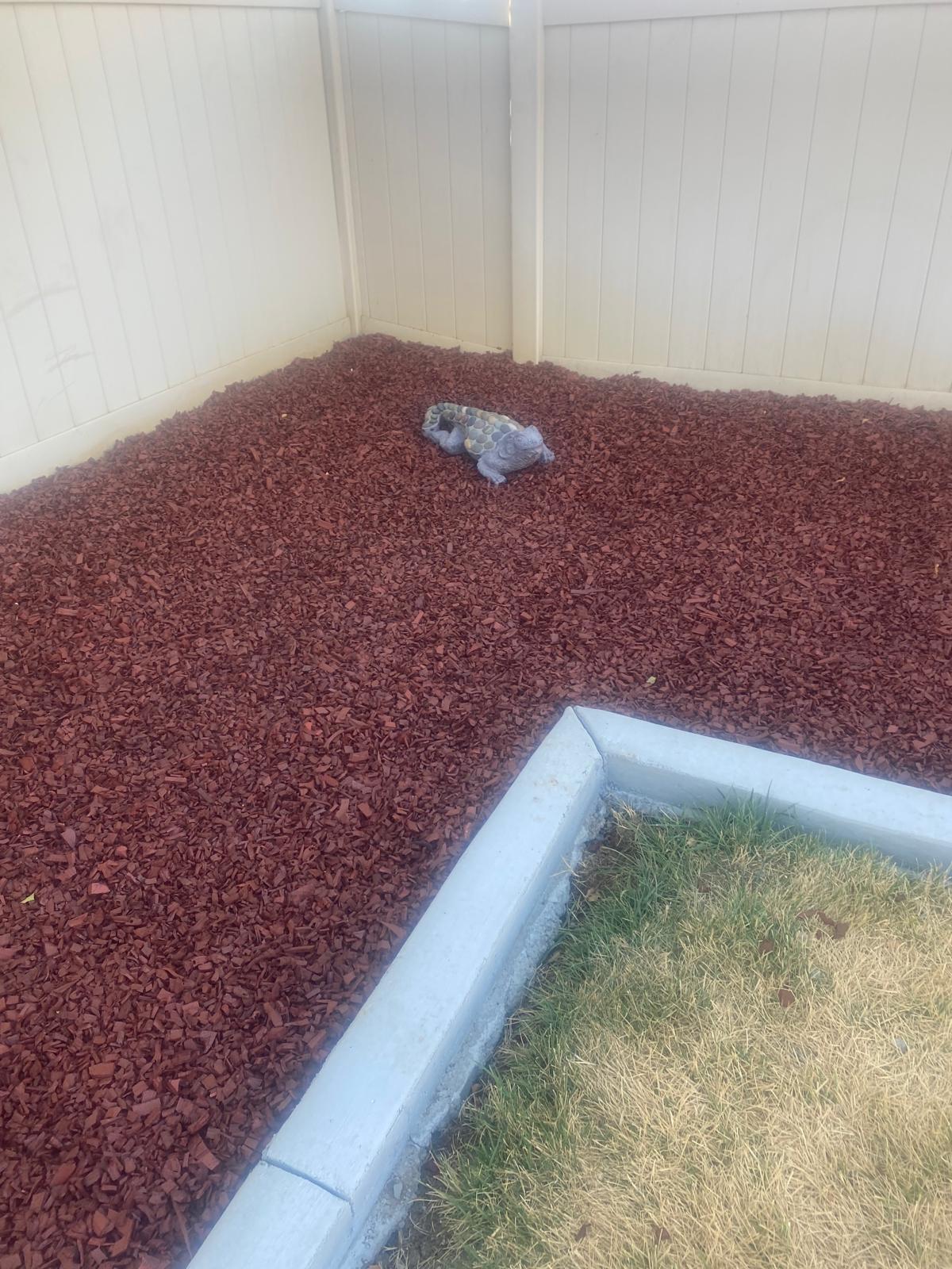 Red Rubber Mulch 20Lb