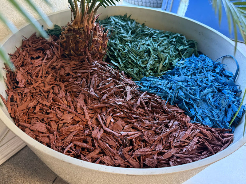 Gray Rubber Mulch 20Lb - Shredded