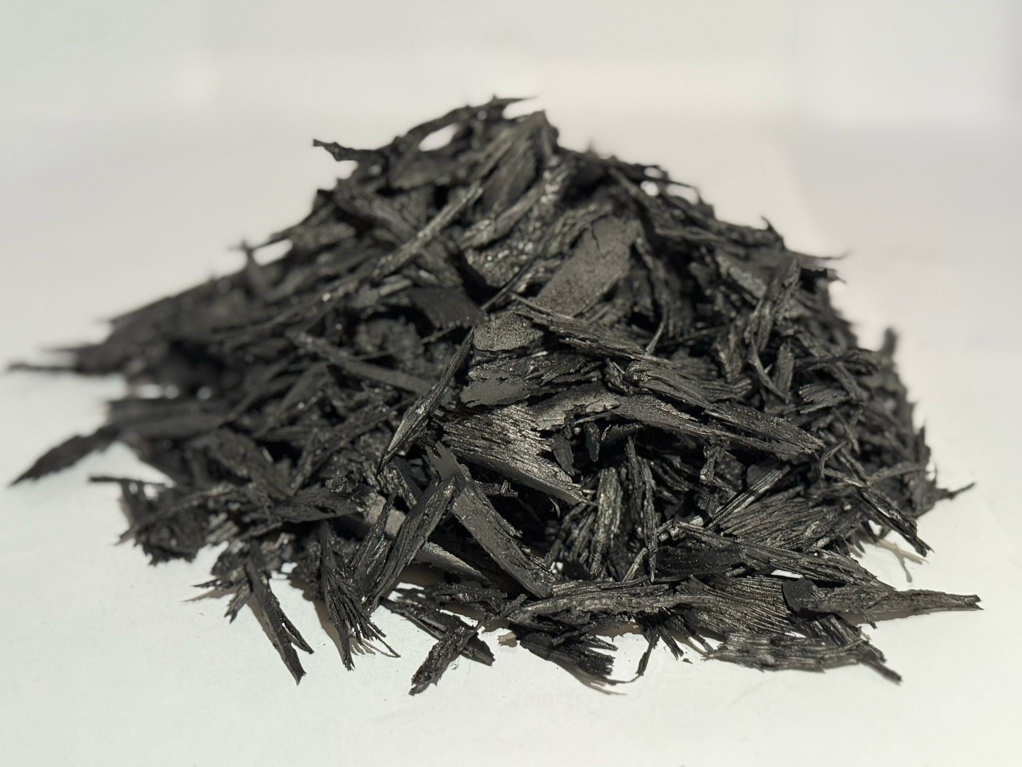 Black Rubber Mulch 20Lb - Shredded