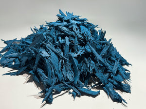 Blue Rubber Mulch 20Lb - Shredded