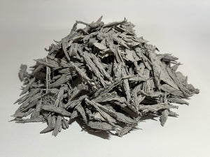Gray Rubber Mulch 20Lb - Shredded