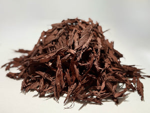 Red Rubber Mulch 20Lb - Shredded